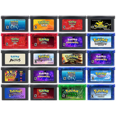 Cartucho de juego GBA, tarjeta de consola de videojuegos de 32 bits, serie Pokemon, cristal líquido, cohete rojo fuego, ventilador Gaia desatado, hecho para GBA