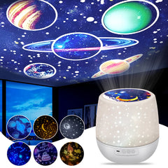 Star Projector 6 OceanWave Patterns Water Light Projector For Bedroom Home  Nebula starry light Wedding Christmas Decor lights