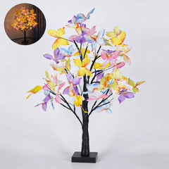 Tabletop Bonsai Tree Lights, Christmas Butterfly Tree Lamp,DIY Decorative LED Night Light, for Gift Party Holiday Home Decor