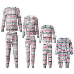 Pijamas Família Combinando Natal 2024 - Conjunto Festivo Pai, Mãe, Filha e Filho - Look Xmas Coordenado