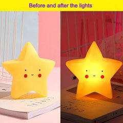 Led Night Light Baby Room Decoration Bed Stars Moon Clouds Toy Bedroom Decoration Modeling Light Baby Children's Toy Gift