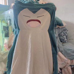 Peluche de Snorlax gigante de 200/150cm, juguetes de peluche de Pokémon Kawaii, peluche de concha de cuero suave de Snorlax, almohada sin relleno, regalos para niños