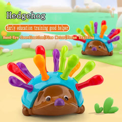 Hedgehog Montessori Toys Baby Concentration Training Early Education Toys Fine Motor and Sensory Toys Spelling Little Hedgehog