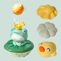 New Baby Bath Toys Electric Spray Water Floating Rotation Frog Sprinkler Shower Game For Children Kid Gifts Swimming Bathroom