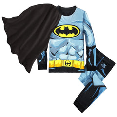 Pijama de Cosplay de Super-Heróis para Crianças - Conjunto de Dormir dos Vingadores Marvel (2-8 anos)