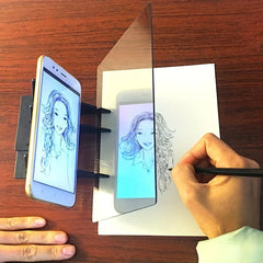 Tablero de dibujo óptico transparente, tablero de rastreo óptico portátil, tablero de dibujo de imagen, proyector de dibujo de rastreo, tablero de pintura óptica