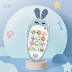 Baby Phone Toy Music Sound Telephone Sleeping Toys With Teether Simulation Phone Kids Infant Early Educational Toy Kids Gifts