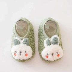 Winter Warm Baby Slippers Toddler Plush Floor Sock Shoes Boys Girl Children Soft Anti-slip Walking Shoes Indoor Home Kids Shoes