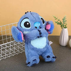 Muñeco de peluche Kawaii Stitch para bebé, compañero para dormir, sonido relajante Musical Kawaii con bolsa de aire y muñeco ligero, juguetes para respirar, regalos