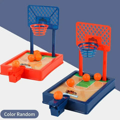 Juego de baloncesto. Mini juego de escritorio portátil de viaje o de oficina para interiores o exteriores. Divertido juguete o regalo deportivo novedoso