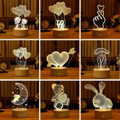 LED Night Light Note Board Message Board With Pen USB Power Decor Night Lamp Gift For Children Girlfriend Decorative Night Lamp