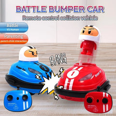 Juguete RC 2,4G Super Battle, coche de parachoques, muñeca emergente, luz de eyección de rebote, juguetes de Control remoto para niños, regalo para padres