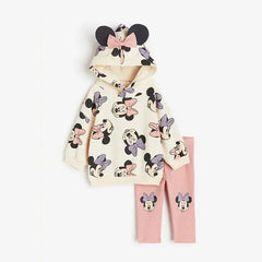 Sweatshirt de Outono com Capuz para Crianças: Estilo Disney para Meninos e Meninas