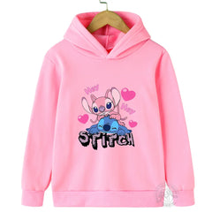 Sweatshirt Disney Stitch: Estilo Street Fashion para Meninos e Meninas