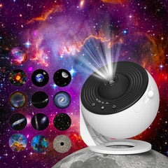 Proyector de galaxia con luz nocturna, proyector de cielo estrellado, lámpara planetaria giratoria de 360 ​​° para dormitorio de niños, regalo del Día de San Valentín, decoración de boda