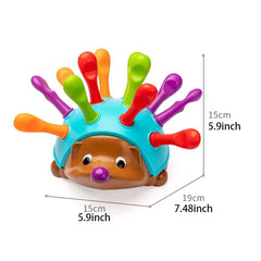 Hedgehog Montessori Toys Baby Concentration Training Early Education Toys Fine Motor and Sensory Toys Spelling Little Hedgehog