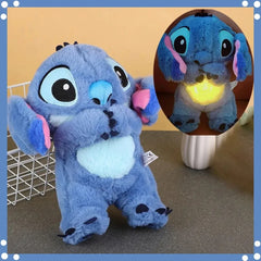 Muñeco de peluche Kawaii Stitch para bebé, compañero para dormir, sonido relajante Musical Kawaii con bolsa de aire y muñeco ligero, juguetes para respirar, regalos