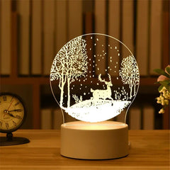 LED Night Light Note Board Message Board With Pen USB Power Decor Night Lamp Gift For Children Girlfriend Decorative Night Lamp