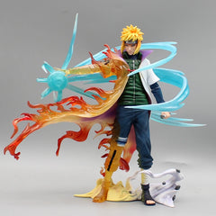 Figuras de Naruto de 26cm, figuras de Anime Namikaze Minato, estatua de Pvc Gk, figura de acción Rasengan, decoración de escritorio, modelo, juguetes para niños, regalo