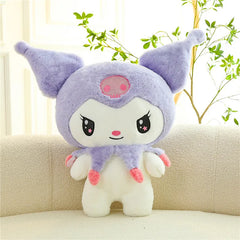 25/55cm Sanrio Kuromi My Melody Linda serie Kawaii muñeco de peluche Animal dibujos animados lindo juguete almohada de felpa regalo de cumpleaños almohada